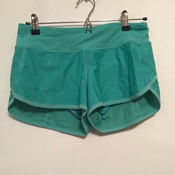 NWOT Lululemon Speed Short (Mesh) Bali Breeze - Picture 2 of 3
